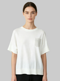 Cotton Knit Pocket Tee